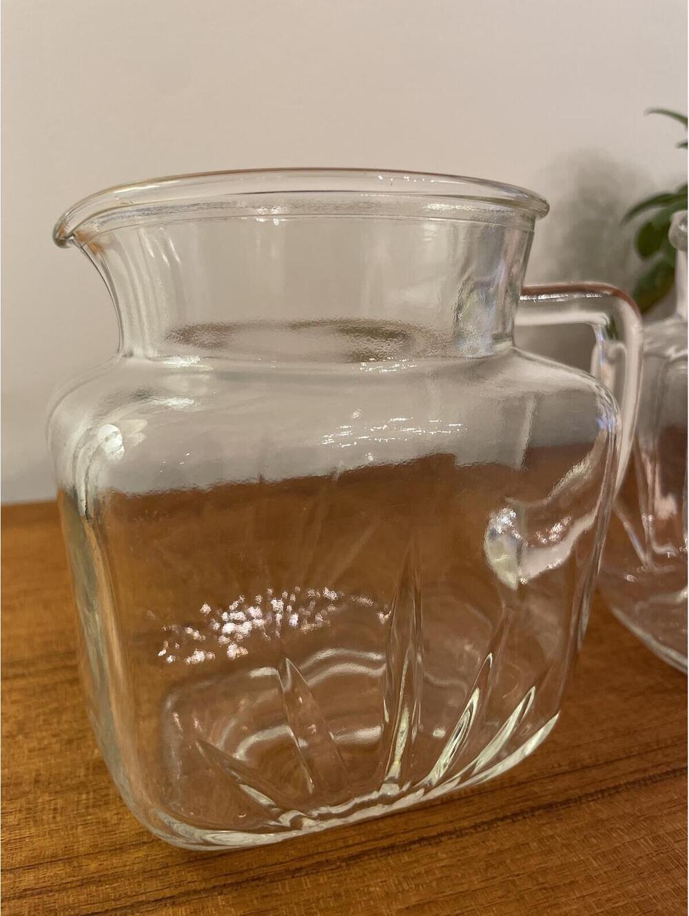 Vintage Federal Glass Starburst Pitcher 1950s Water Juice Sold Individually